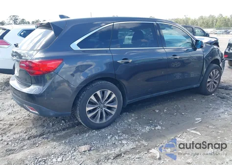 2015 Acura Mdx Technology Package из США, поврежденный, VIN 5FRYD3H43FB012359